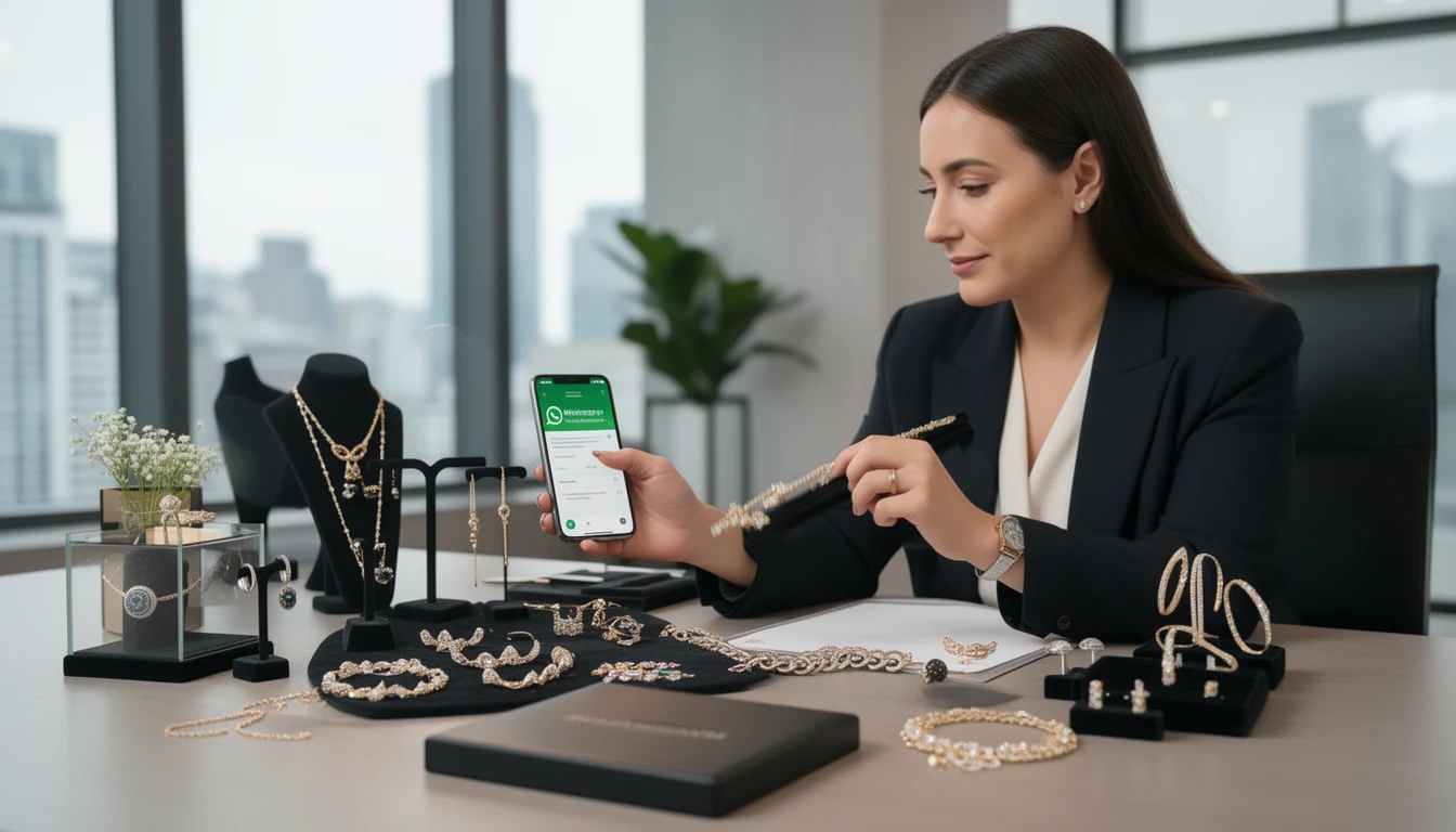 Automatize respostas no WhatsApp para vendas de joias
