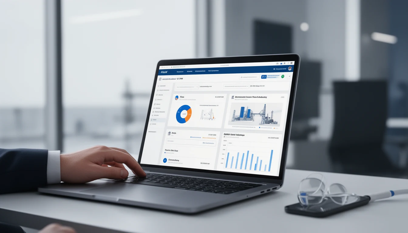 CRM interface for galvanic industry optimizing processes