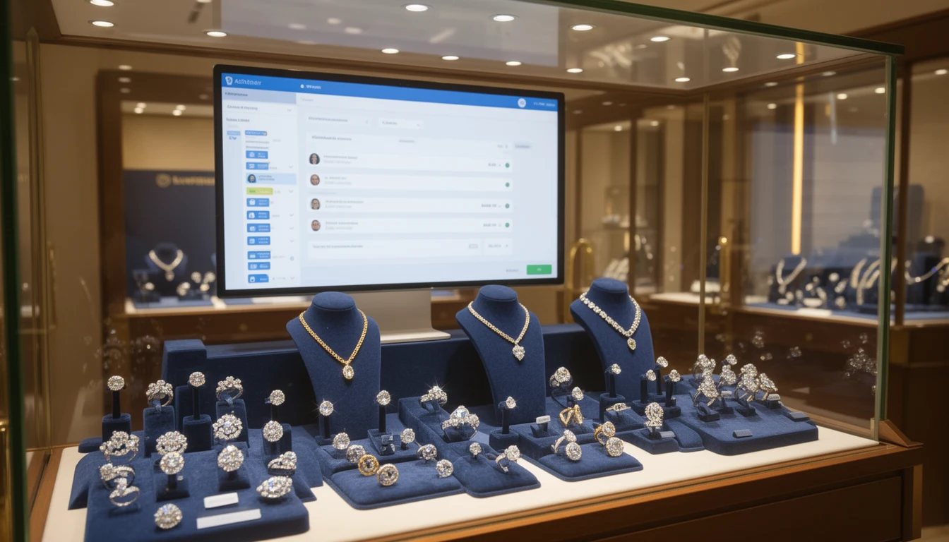 CRM para joalheria com destaque em organização de clientes