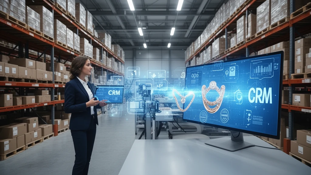 Integração de tecnologia e CRM na distribuição de semi-joias