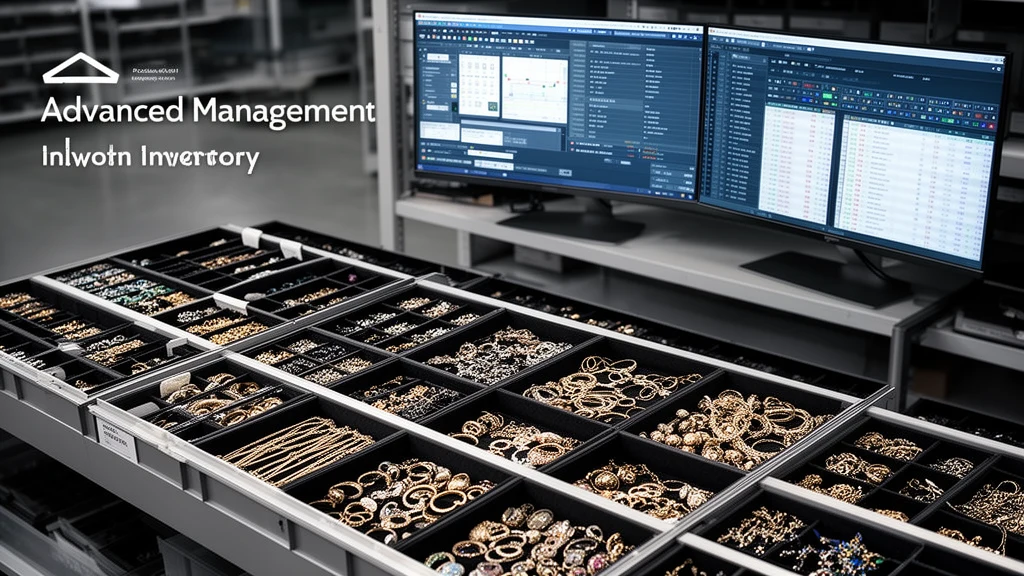 Organized jewelry stock inventory with advanced management