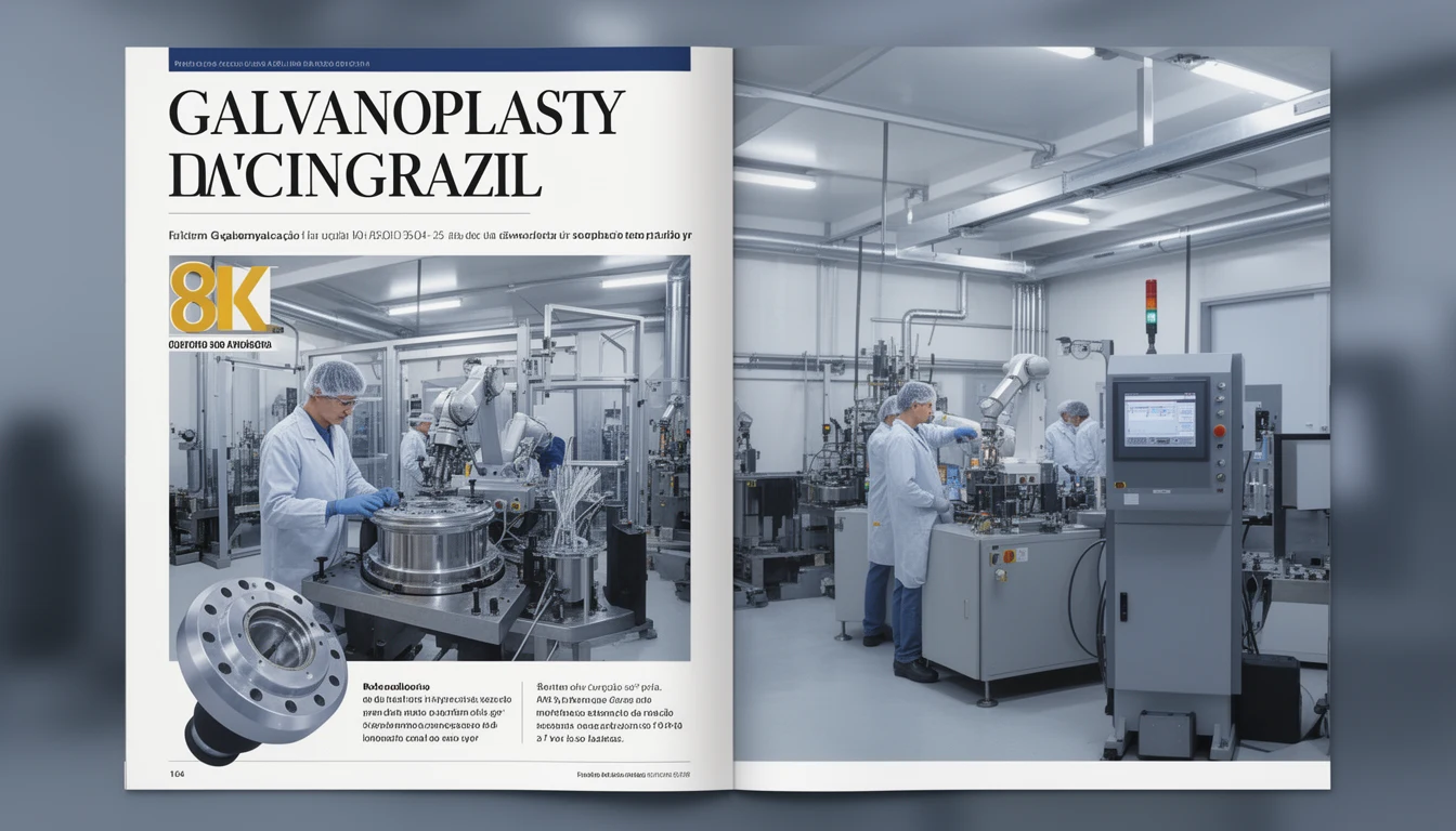 Galvanoplastia no Brasil com tecnologia avançada