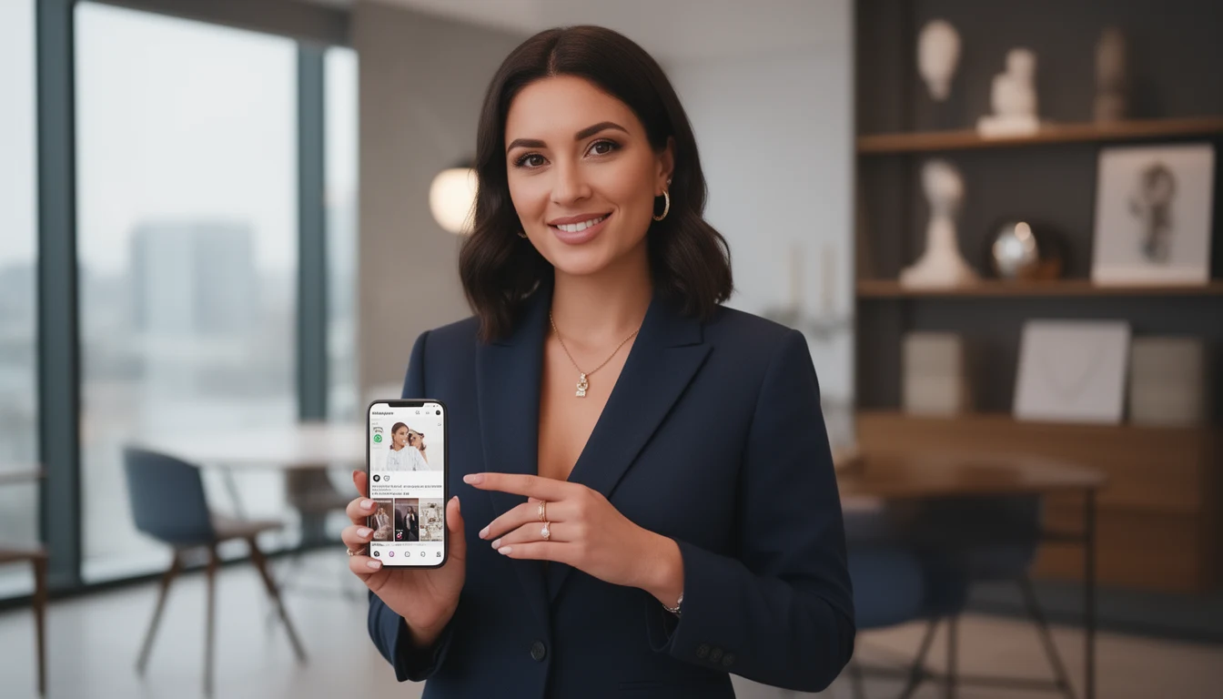 Instagram e TikTok para vender semi-joias